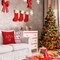 2 Pack 100% Cotton Solid Decorative Square Throw Pillow Covers Christmas DIY Throw Pillowcase Blank Sublimation Pillow Cases Heat Transfer Pillow Covers Christmas Red Cushion Cover(18x18 inch)